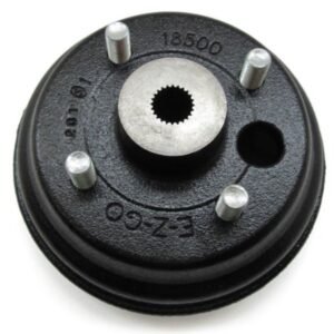 OEM EZGO Golf Cart Brake Drum Assembly- Genuine EZGO Part #19186G1P - For Sale at Larrysgolfcarts