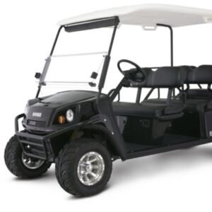 OEM EZGO Golf Cart Split Windshield Kit (82″ Top, 6-Passenger Golf Carts) – Genuine EZGO Part #607255 - For Sale at Larrysgolfcarts