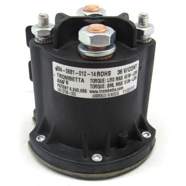 OEM EZGO RXV Golf Cart Solenoid 36V with Danaher Controller- Genuine EZGO Part #609428 - For Sale at Larrysgolfcarts