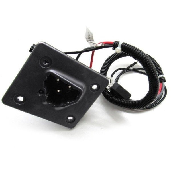 OEM EZGO Golf Cart TXT 48-Volt Delta-Q Charger Receptacle- Genuine E-Z-GO Part #613304 - For Sale at Larrysgolfcarts