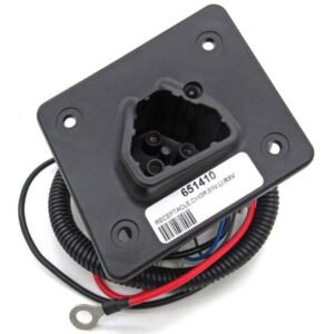 OEM EZGO RXV Golf Cart 51v Charger Receptacle Samsung Lithium- PN# 651410 - For Sale at Larrysgolfcarts