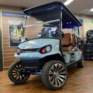 2026 E-Z-GO Express 6 Touring STL Elite 4.2 • Gas • Ocean Grey • Street-Ready and American-Built - For Sale at Larrysgolfcarts