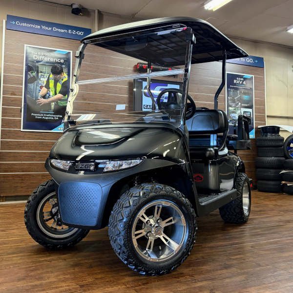 2027 E-Z-GO RXV Valor 4 • Gas • Fusion w/Black Trim • Street-Ready and American-Built - For Sale at Larrysgolfcarts