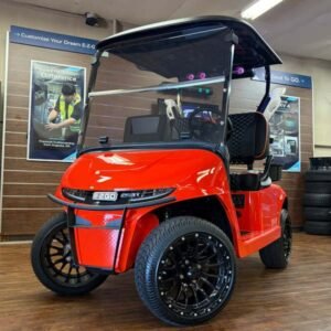 2026 E-Z-GO RXV4 STL Elite Lithium 2.2 Lifted • Lithium • Solar Flare • Street-Ready and American-Built - For Sale at Larrysgolfcarts