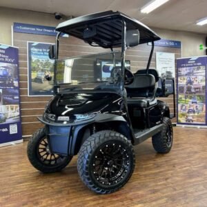2026 E-Z-GO RXV Valor Lifted • Gas • Black • Street-Ready and American-Built - For Sale at Larrysgolfcarts