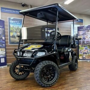 2018 E-Z-GO TXT • Gas • Black Purdue Boilermakers • Street-Ready and American-Built - For Sale at Larrysgolfcarts