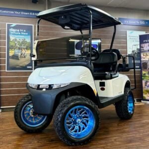 2026 E-Z-GO RXV Valor Lifted • Gas • Bright White • Street-Ready and American-Built - For Sale at Larrysgolfcarts