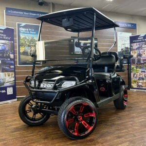 2018 E-Z-GO TXT • Gas • Black • Street-Ready and American-Built - For Sale at Larrysgolfcarts