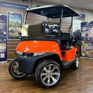 2026 E-Z-GO RXV Valor 4 • Gas • Solar Flare • Street-Ready and American-Built - For Sale at Larrysgolfcarts