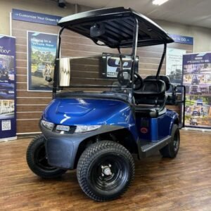 2026 E-Z-GO RXV Valor• Gas • Electric Blue • Street-Ready and American-Built - For Sale at Larrysgolfcarts