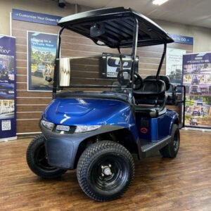 2026 E-Z-GO RXV Valor• Gas • Electric Blue • Street-Ready and American-Built - For Sale at Larrysgolfcarts