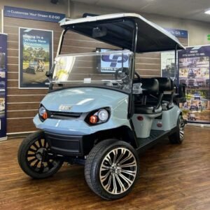 2026 E-Z-GO Express 6 Elite 4.2 • Lithium • Ocean Grey • Street-Ready and American-Built - For Sale at Larrysgolfcarts