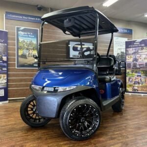 2026 E-Z-GO RXV Valor • Gas • Electric Blue • Street-Ready and American-Built - For Sale at Larrysgolfcarts