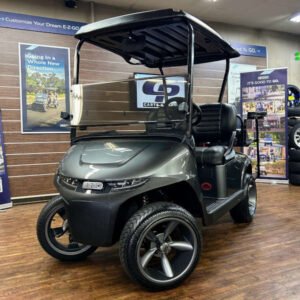 2026 E-Z-GO RXV Valor • Gas • Metallic Charcoal • Street-Ready and American-Built - For Sale at Larrysgolfcarts