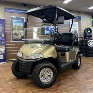 2021 E-Z-GO RXV Elite 2.2 • Lithium • Almond • Street-Ready and American-Built - For Sale at Larrysgolfcarts