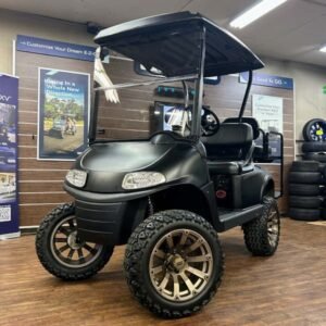 2019 E-Z-GO RXV Elite 2.2 Lifted • Lithium • Matte Black • Street-Ready and American-Built - For Sale at Larrysgolfcarts