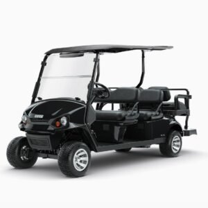 2026 E-Z-GO Express 6 • Touring • Gas • Black • Street-Ready and American-Built - For Sale at Larrysgolfcarts