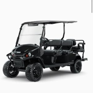 2026 E-Z-GO Express 6 Lifted • Summit • Gas • Black • Street-Ready and American-Built - For Sale at Larrysgolfcarts