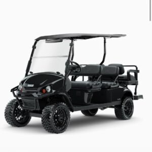 2026 E-Z-GO Express 6 Lifted • Summit • Gas • Black • Street-Ready and American-Built - For Sale at Larrysgolfcarts