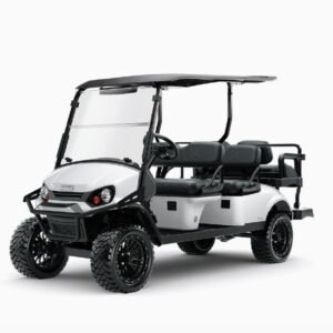 2026 E-Z-GO Express 6 Lifted • Summit • Gas • Bright White • Street-Ready and American-Built - For Sale at Larrysgolfcarts