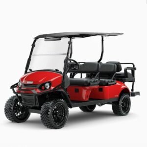 2026 E-Z-GO Express 6 Lifted • Summit • Gas • Flame Red • Street-Ready and American-Built - For Sale at Larrysgolfcarts