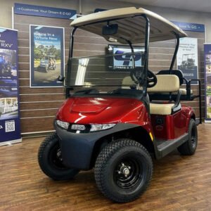 2026 E-Z-GO RXV Valor • Gas • Inferno Red • Street-Ready and American-Built - For Sale at Larrysgolfcarts