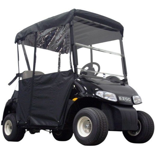 Pro-Fit Golf Cart RXV 2-Passenger Enclosure – Black Part #PF11352 - For Sale at Larrysgolfcarts
