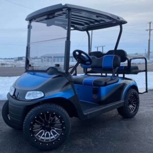 E-Z-GO Freedom RXV, Blue, Charcoal, Black Fade - For Sale at Larrysgolfcarts