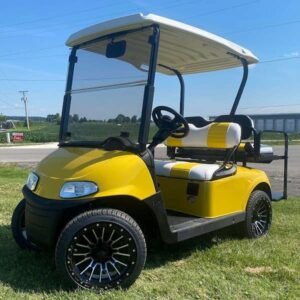 E-Z-GO Freedom 48V RXV – Vibrant Yellow Golf Cart - For Sale at Larrysgolfcarts