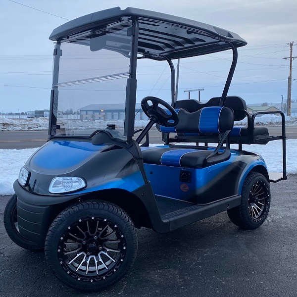 2019 E-Z-GO Freedom RXV 48V, Blue/Grey/Black Fade - For Sale at Larrysgolfcarts