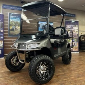 2021 E-Z-GO RXV Elite 2.2 Lifted • Lithium • Black/Fusion Fade • Street-Ready and American-Built - For Sale at Larrysgolfcarts