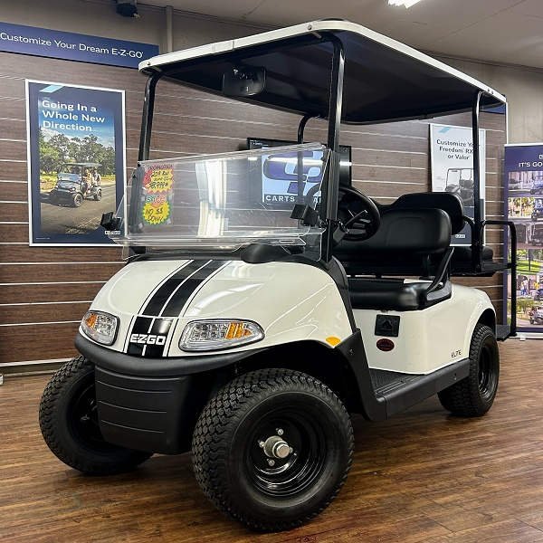 2020 E-Z-GO RXV Elite 2.2 • Lithium • Bright White • Street-Ready and American-Built - For Sale at Larrysgolfcarts