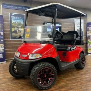 2021 E-Z-GO RXV Elite 2.2 • Lithium • Flame Red • Street-Ready and American-Built - For Sale at Larrysgolfcarts
