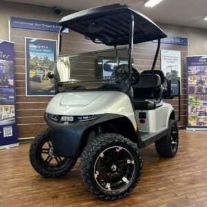 2026 E-Z-GO RXV Valor Lifted • Gas • Platinum • Street-Ready and American-Built - For Sale at Larrysgolfcarts