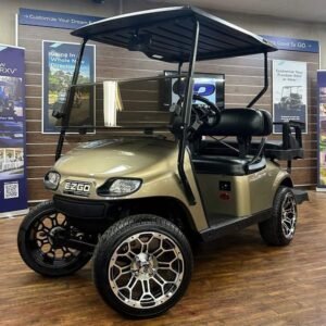 2018 E-Z-GO TXT • Gas • Almond • Street-Ready and American-Built - For Sale at Larrysgolfcarts