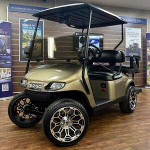 2018 E-Z-GO TXT • Gas • Almond • Street-Ready and American-Built - For Sale at Larrysgolfcarts